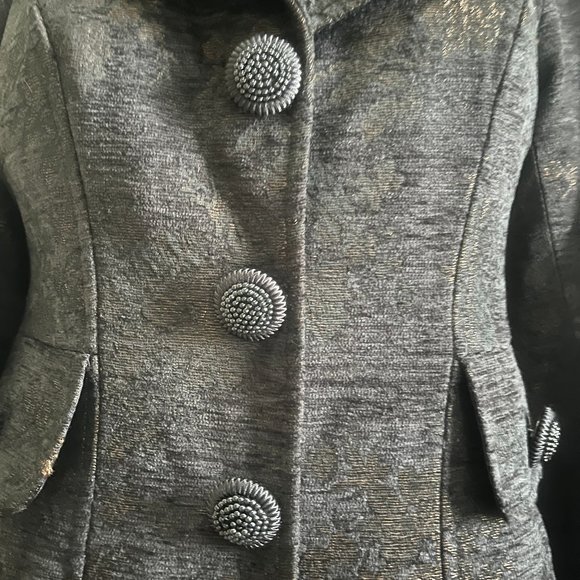 Nanette Lepore brocade fabric coat - size 6 - fitted - Picture 8 of 17